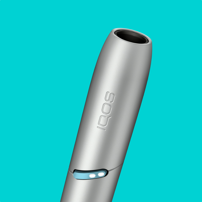 Silver IQOS Originals ONE heated tobacco device.